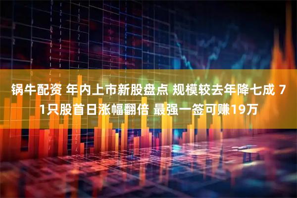 锅牛配资 年内上市新股盘点 规模较去年降七成 71只股首日涨幅翻倍 最强一签可赚19万