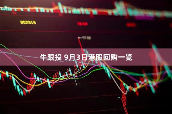 牛跟投 9月3日港股回购一览